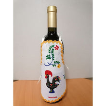 Carregar imagem no visualizador da galeria, Avental de Garrafa Estampado: Borda Amarela; Galo