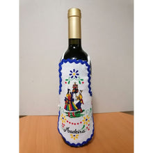 Carregar imagem no visualizador da galeria, Avental de Garrafa Estampado: Borda Azul; Brinquinho