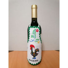 Carregar imagem no visualizador da galeria, Avental de Garrafa Estampado: Borda Verde; Galo