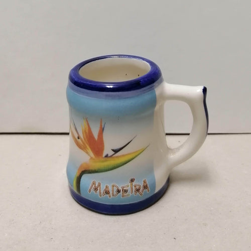 Mini Caneca Cerâmica Madeira: Estrelícia