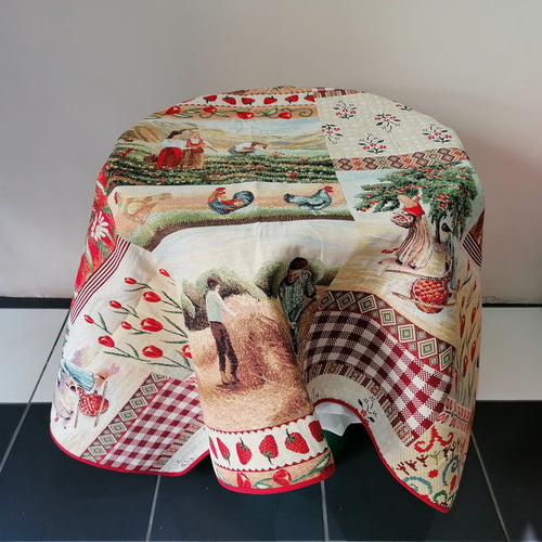 Toalha de Mesa PX Campina Jaquard Campo