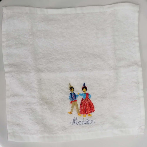 Pano de Felpo com Casal de Vilões Pequeno