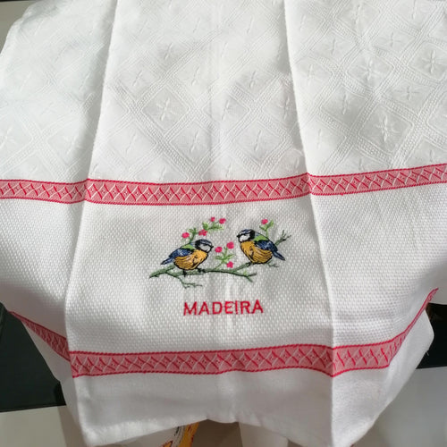 Pano Bordado Pássaros