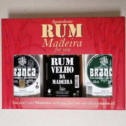 Pack Aguardente RUM da Madeira