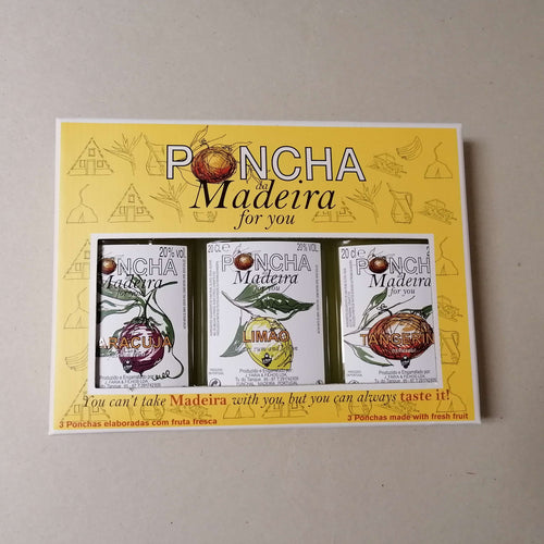 Pack Poncha Madeira: Maracujá + Limão + Tangerina