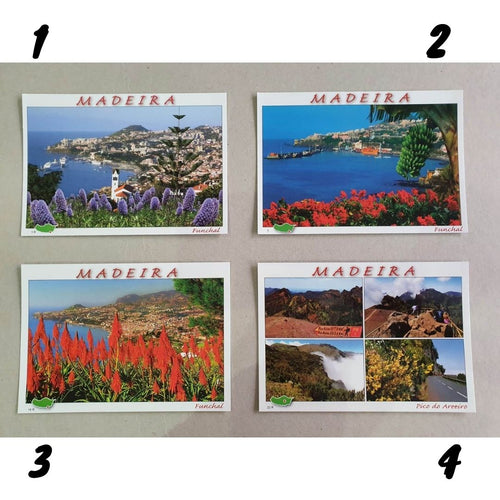 Postais da Ilha da Madeira 1-4