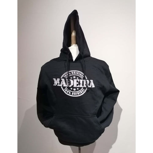 Sweatshirt Madeira 100% Original Unisexo: Preto