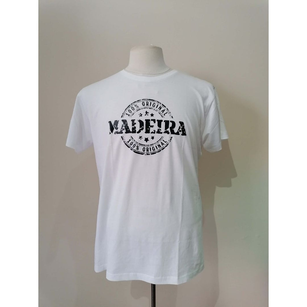 T-shirt Madeira 100% Original: Branco