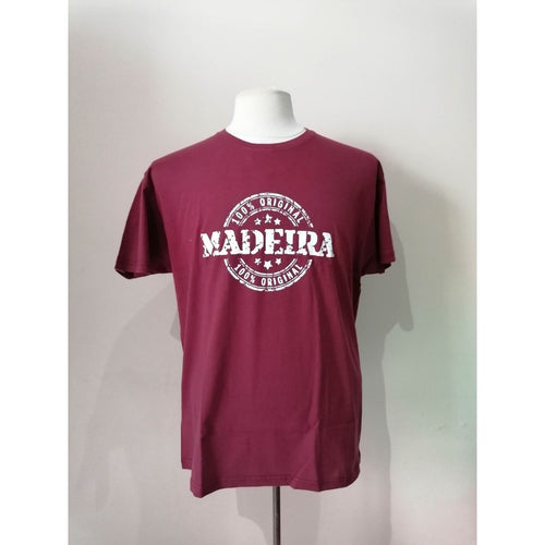 T-shirt Madeira 100% Original: Cor de Vinho