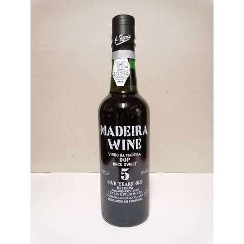 Vinho Madeira 5 anos 37,5 cl: Doce