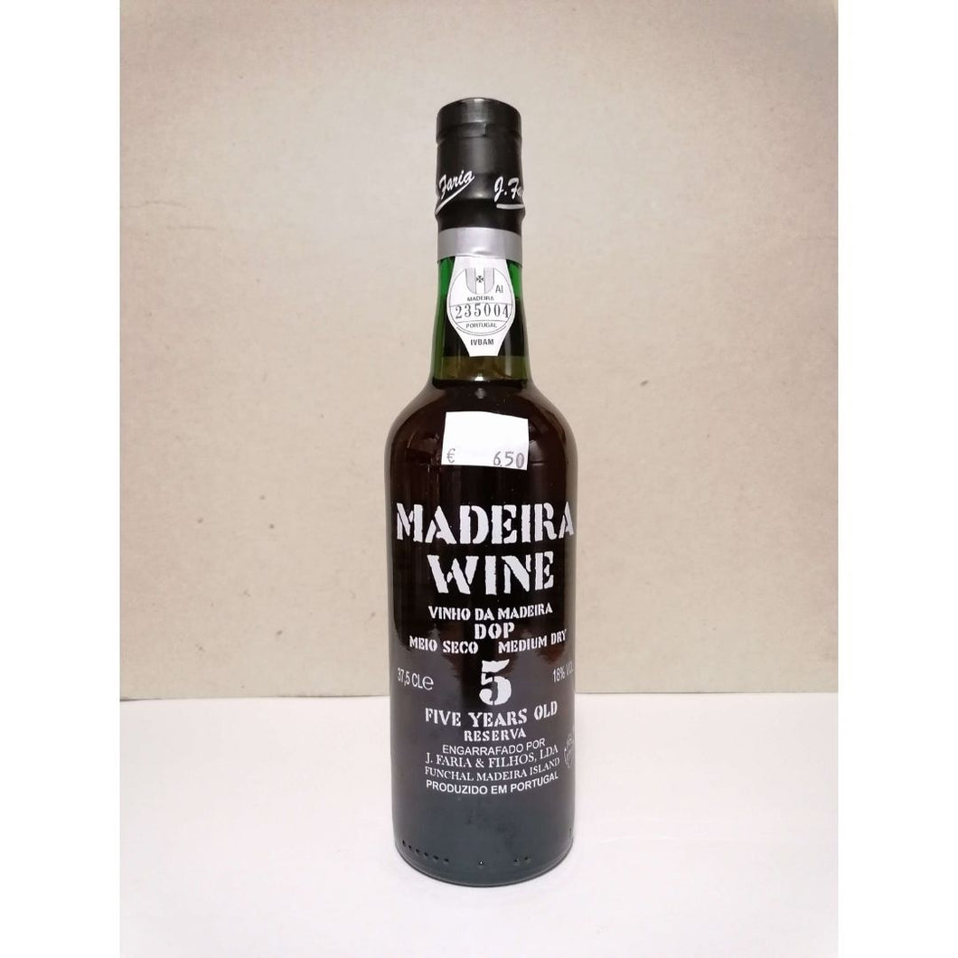 Vinho Madeira 5 anos 37,5 cl: Meio Seco