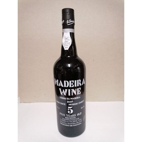 Vinho Madeira 5 Anos 75 cl: Meio Doce